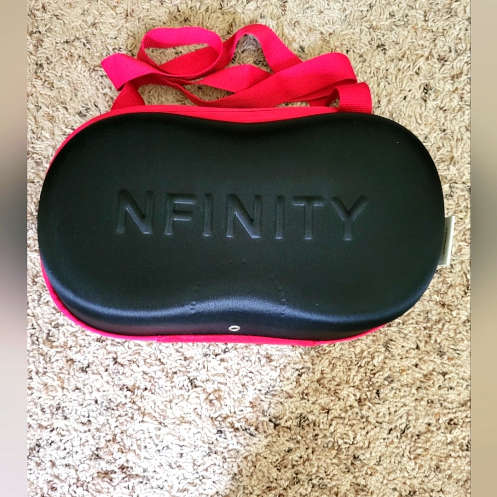 Nfinity Cheerleader Shoes Case Bag Travel Dust Cover Shell Only Sz 9.5 Red/Black